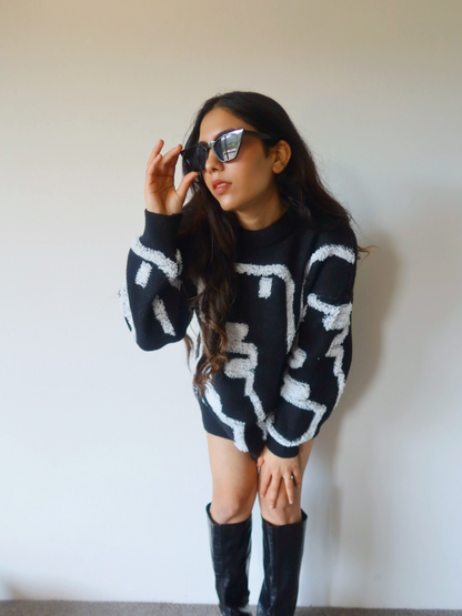 Oversized O-Neck Sweater